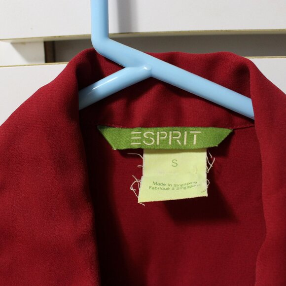 Vintage Red Esprit Blouse - Picture 2 of 5